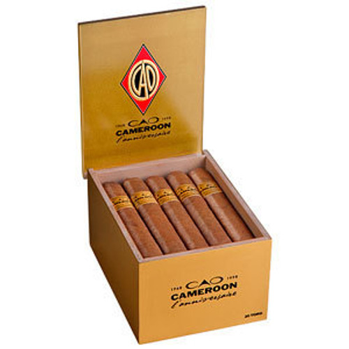 CAO Cameroon Toro Cigars - 5.5 x 55 (Box of 20) Open