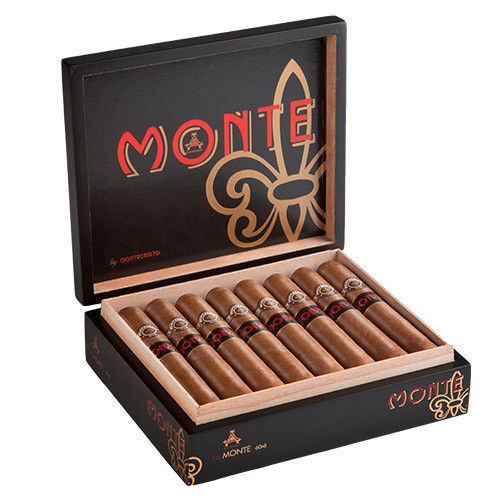 Monte by Montecristo Monte Cigars - 6 x 60 (Box of 16) Open