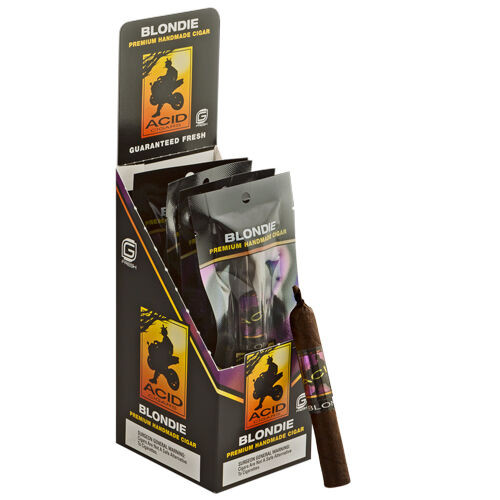 Acid G-Fresh Blondie Purple Cigars - 4 x 38 (Pack of 5) Open