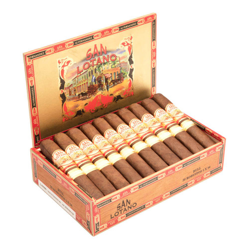 AJ Fernandez San Lotano The Bull Robusto Cigars - 5 x 54 (Box of 20) Open