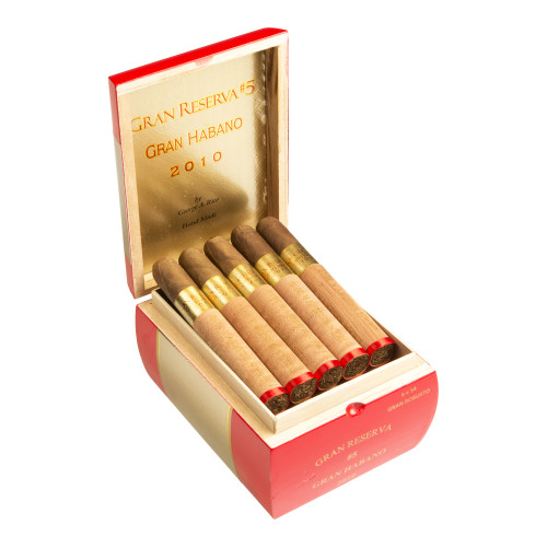 Gran Habano Gran Reserva #5 Gran Robusto 2010 Cigars - 6 x 54 (Box of 20) *Box