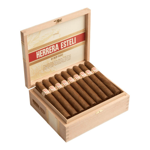 Herrera Esteli Habano Robusto Grande Cigars - 5.25 x 52 (Box of 25) Open