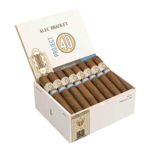 Alec Bradley Project 40 Gordo Cigars - 6 x 60 (Box of 24) Open
