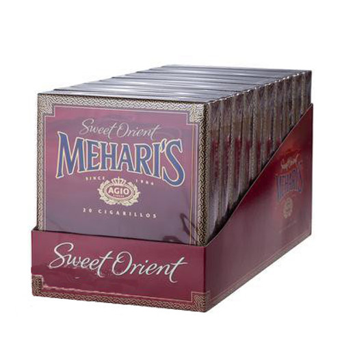 Agio Mehari's Cigarillos Red Orient Cigars - 4 x 23 (10 packs of 20(200 total)) *Box