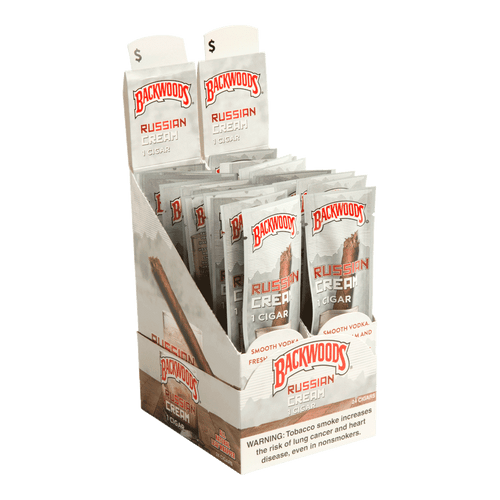 Backwoods Cigars Russian Cream Cigars - 4.5 x 32 (Box of 24) Backwoods Cigars Russian Cream Cigars - 4.5 x 32 (Box of 24)