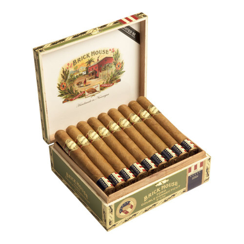 Brick House Double Connecticut Mighty Mighty Cigars - 6.25 x 60 (Box of 25)