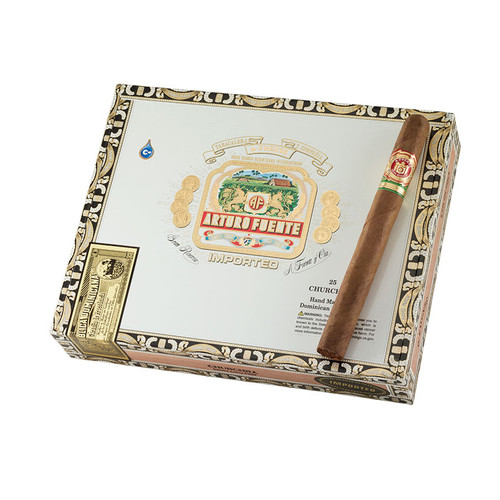 Arturo Fuente Churchill Natural Cigars - 7.25 x 48 (Box of 25) *Box