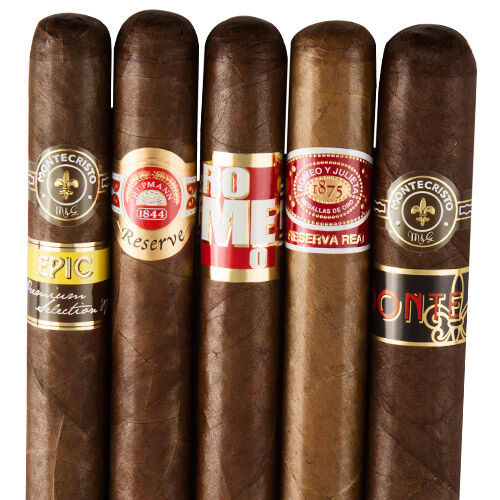 Cigar Samplers Iconic Bundle Cigars (Pack of 5)