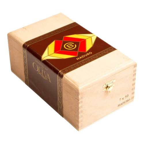 Crafted by Oliva Maduro Churchill Cigars - 7 x 50 (Box of 20) *Box