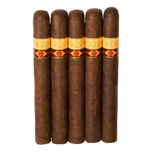 Crafted by Oliva Maduro Churchill Cigars - 7 x 50 (Pack of 5) *Box
