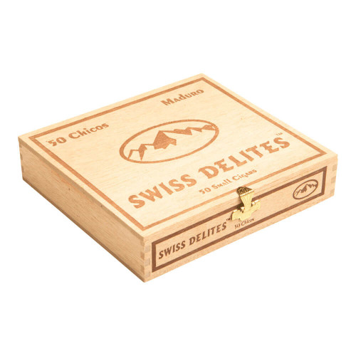 Dutch Delites Swiss Chicos Maduro Cigars - 4.5 x 22 (Box of 50) *Box