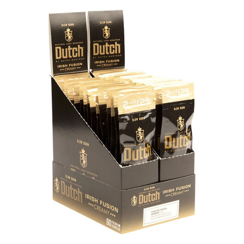 Dutch Masters Irish Fusion Cigars - 4.5 x 28 (30 Packs of 2 (60 total)) *Box