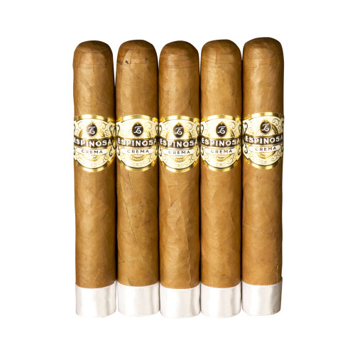 Espinosa Crema No. 4 Robusto Cigars - 5.5 x 52 (Pack of 5) *Box
