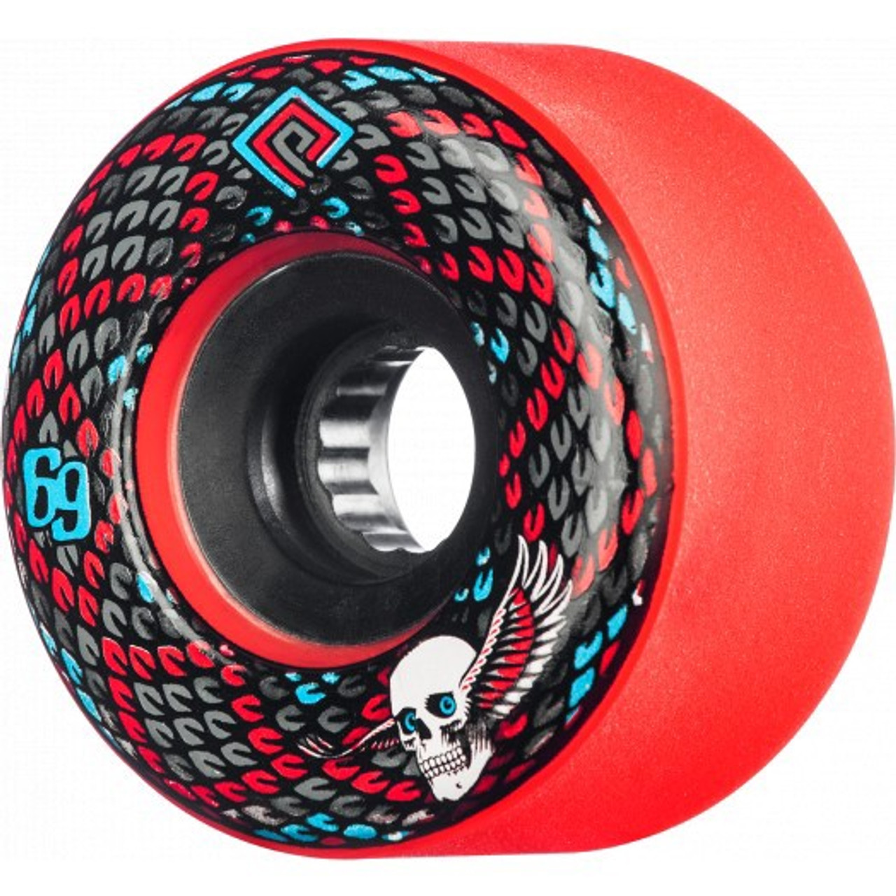 POWELL PERALTA SNAKES WHEELS 69mm/75A - RED