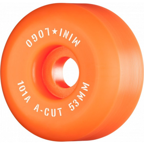 MINI LOGO WHEELS 53MM/101A ORANGE