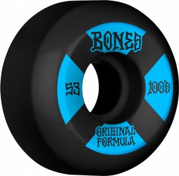 Bones 100’s Skateboard Wheels 55mm/100a