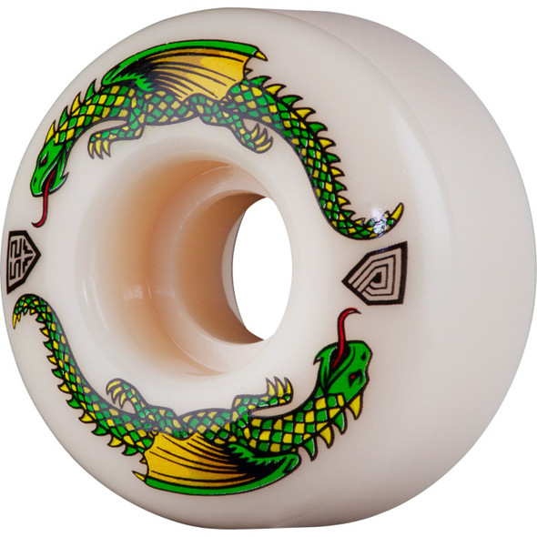 White Dragon Skateboard Wheels