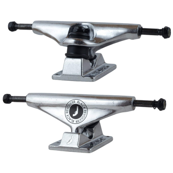 Silver Black Revolver Skateboard Trucks