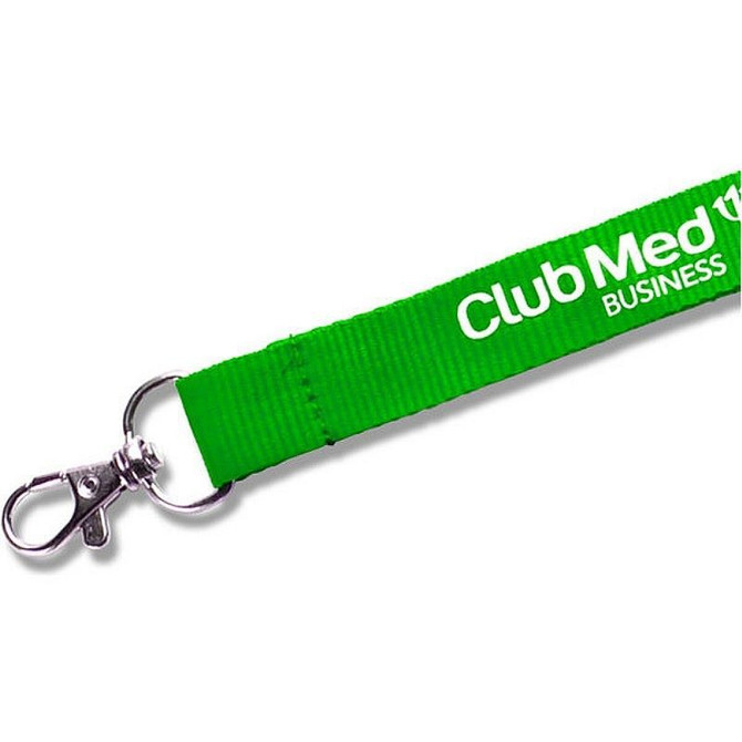 Flat Ribbed Polyester Lanyards