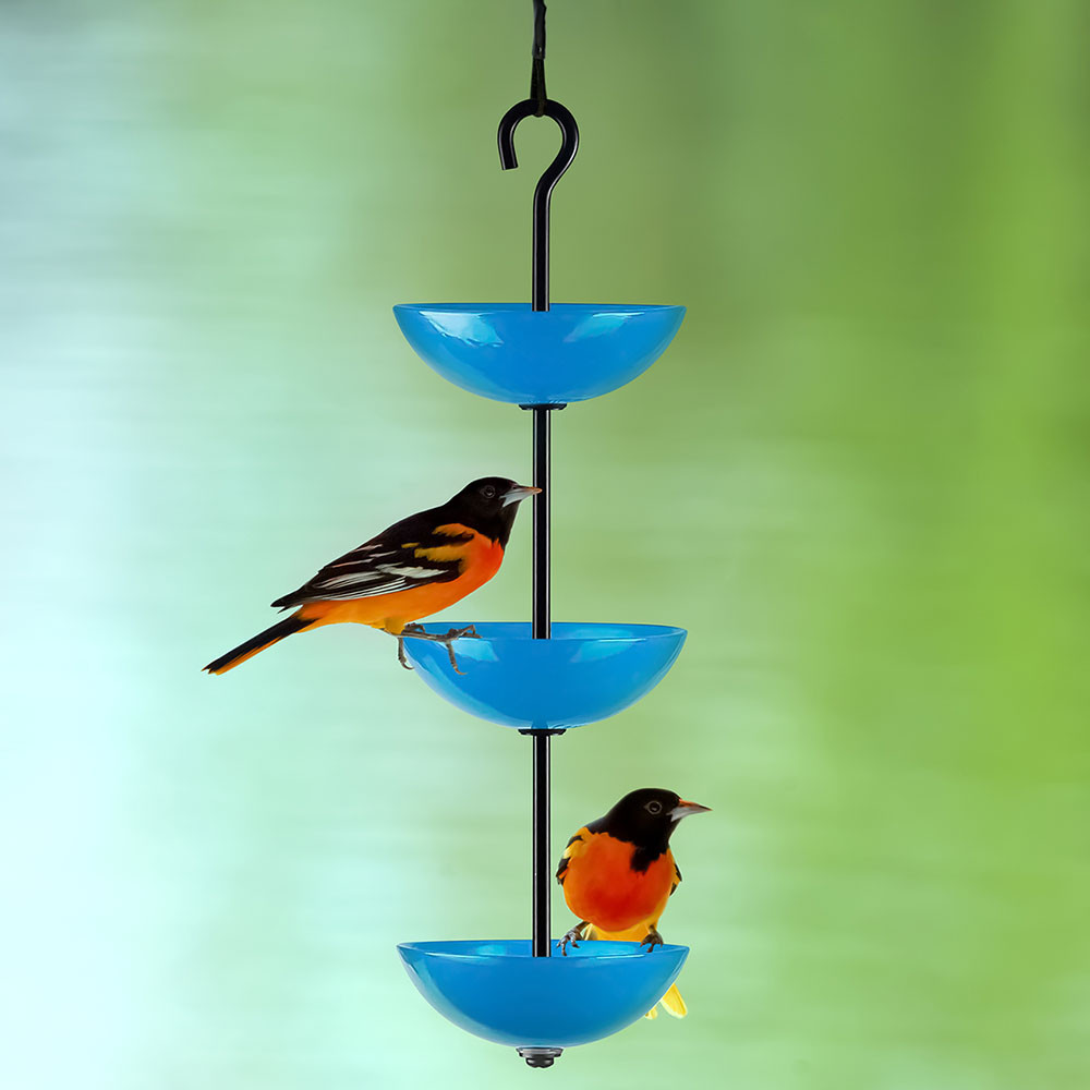 Triple Hanging Poppy Feeder | Mosaic Birds