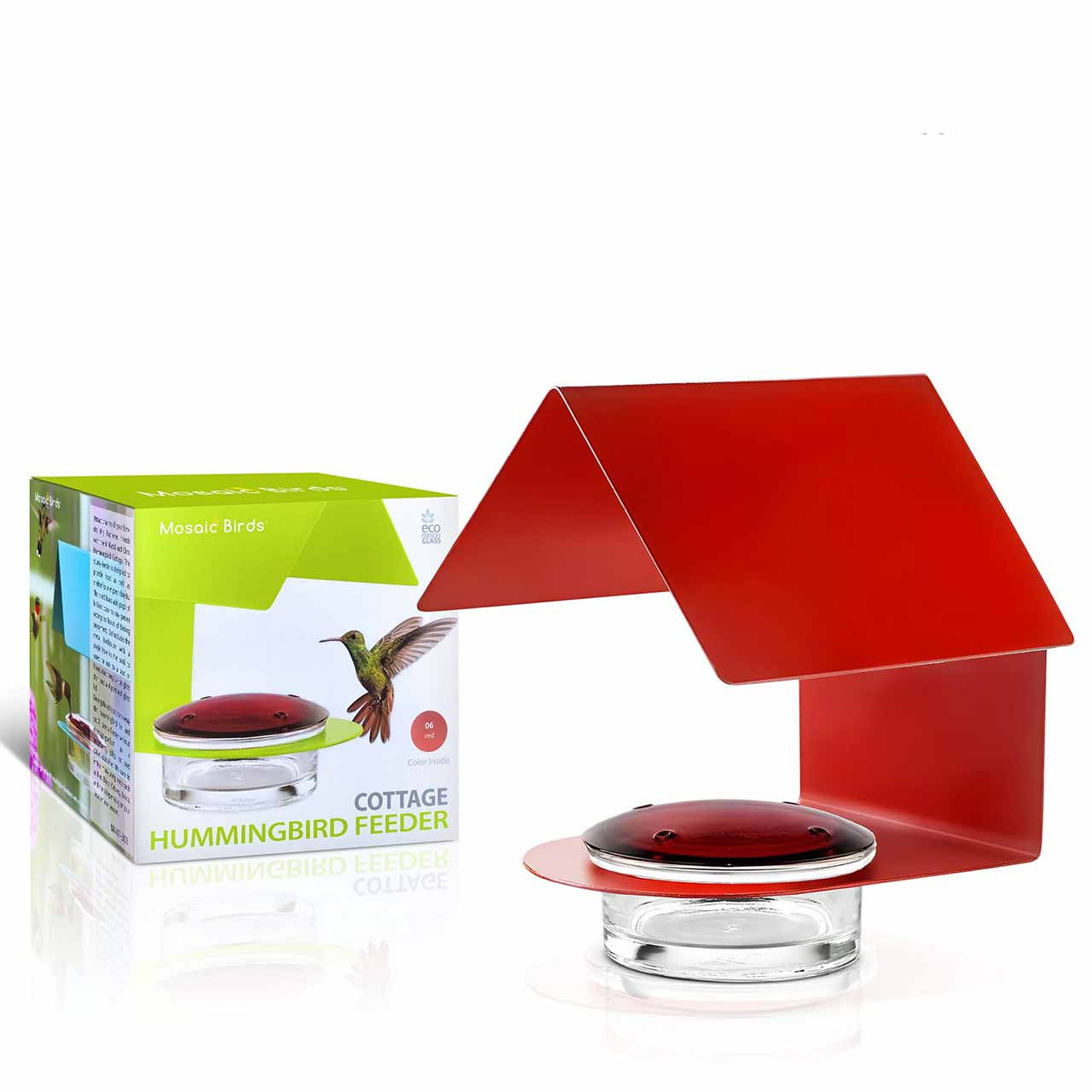 Cottage Hummingbird Feeder | Mosaic Birds