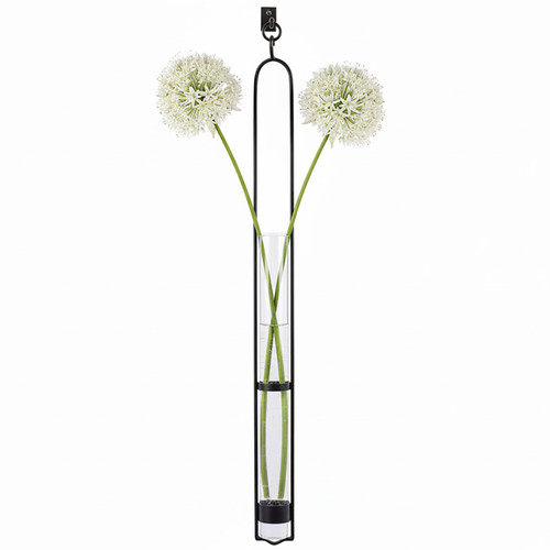 33" Florence Hanging Pendant Tube Vase with Wall Hook 33" Florence Hanging Pendant Tube Vase with Wall Hook