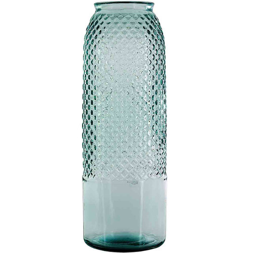 18" Diamond Recycled Glass Container 18" Diamond Recycled Glass Container