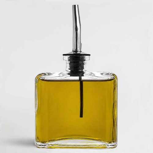 Matic Oil & Vinegar Bottle w/ Spout, 8.5 oz with Olive Oil