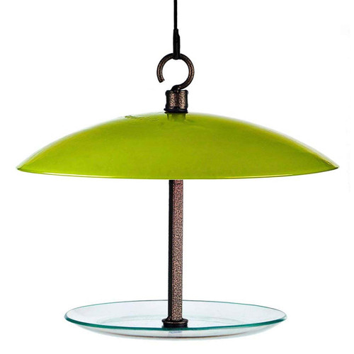 Mosaic Birds 360 Degree Petite Seed Cylinder Feeder - Key Lime