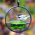 Mosaic Birds Hummble Basic Bird Feeder Lime with Bird