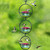 Mosaic Birds Hummble Slim Hummingbird Feeder with Trio