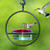 Mosaic Birds Hummble Slim Hummingbird Feeder with Hummingbirds