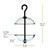 Mosaic Birds Double Hanging Poppy Feeder Dimensions