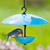 Mosaic Birds Single Hanging Poppy Feeder with Blue Bird