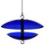 Mosaic Birds Baffle Dome Bird Feeder Cobalt Blue