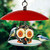 Mosaic Birds 360 Degree Petite Seed Cylinder Feeder with Red Cover