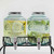 1.3 Gallon Cola Glass Beverage Dispenser - 100% Recycled Glass Duo with Infused Water