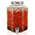 1.3 Gallon Cola Glass Beverage Dispenser - 100% Recycled Glass with Fruit Punch