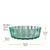 9 3/4" Cola Recycled Glass Bowl Dimensions