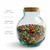 5 Liter Sphere Jar Dimensions with M&M Candies