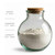 8 Liter Sphere Jar Dimensions with Flour