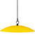 Mosaic Birds Glass Baffle Dome - Yellow