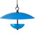 Single Poppy Feeder with Baffle and Steel Core Rope - Bluebird Blue