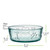 G7593 Toby Recycled Glass Bowl Dimensions