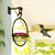 3 1/4" Metal Wall Hook with Ring with Hummble Hummingbird Feeder