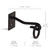 3 1/4" Metal Wall Hook with Ring Dimensions