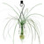 4" Metal Wall Hanger with Spider Plant