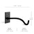 4" Metal Wall Hanger Dimensions