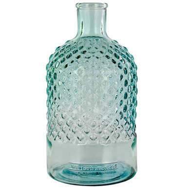 RECYCLED GLASS MADE IN SPAIN グリーン系ボトル3個 RECYCLED GLASS MADE IN SPAIN グリーン系ボトル3個 RECYCLED