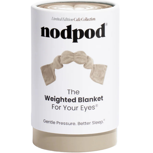 Nodpod Weighted Sleep Mask - Limited Edition Cafe Collection